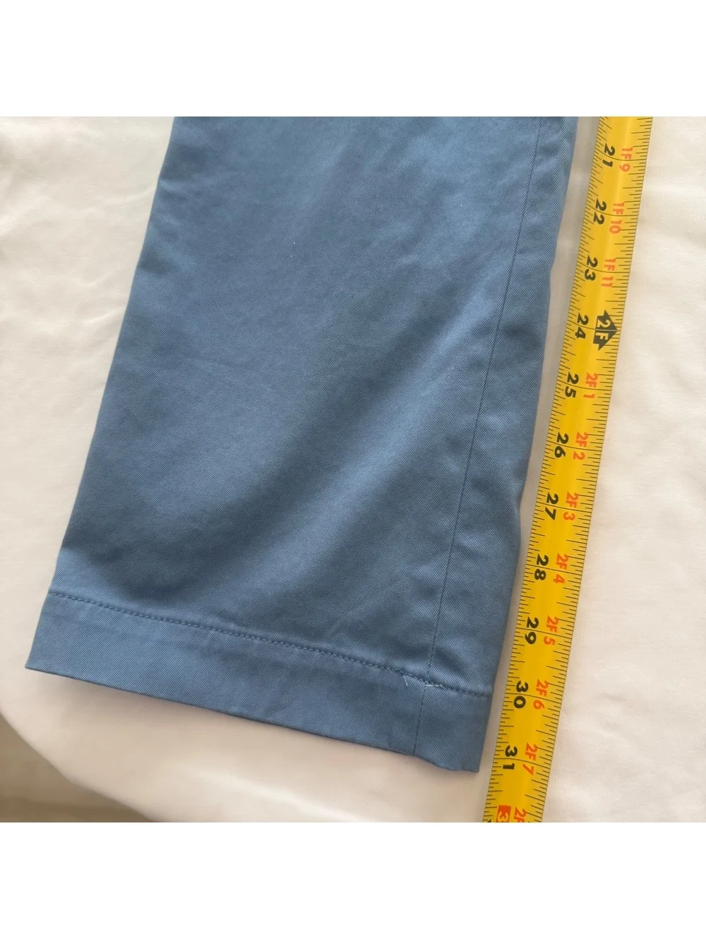 Banana Republic Aiden Chino Pants 32x32 Blue Cotton Blend